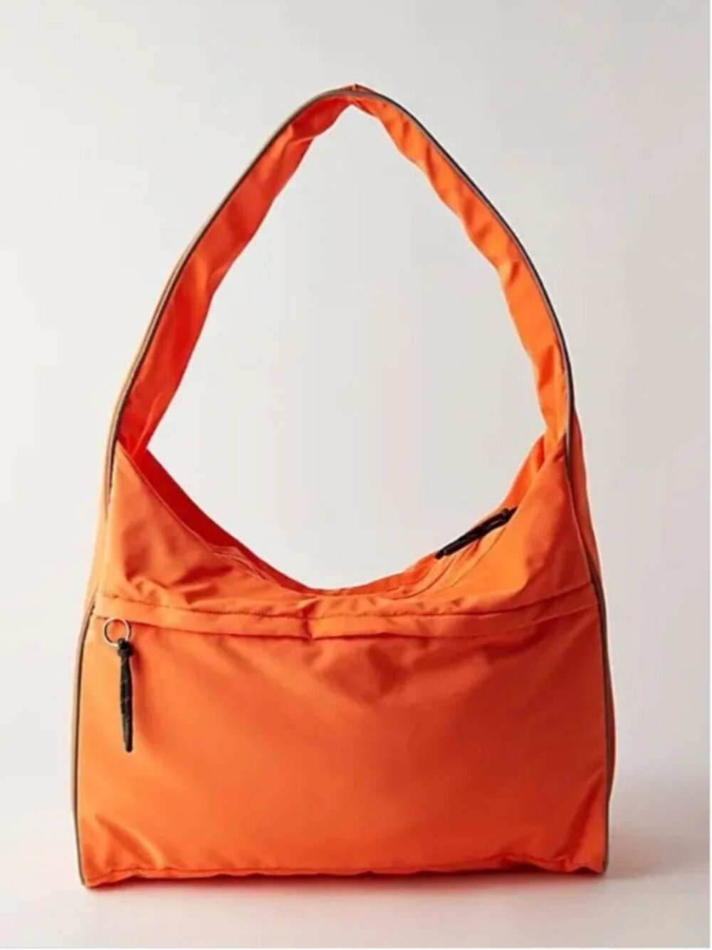 NEW Free People Hobo Shoulder Nylon Orange Super Light Bag